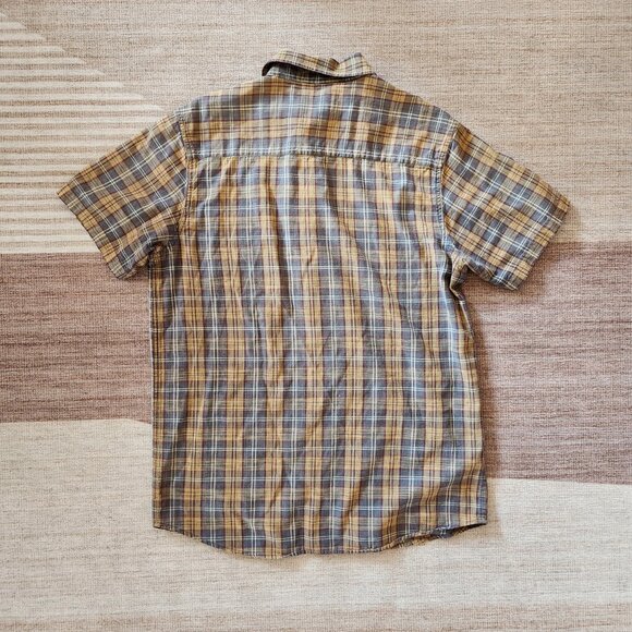 Ruff Hewn short-sleeved plaid button down shirt - Picture 3 of 5